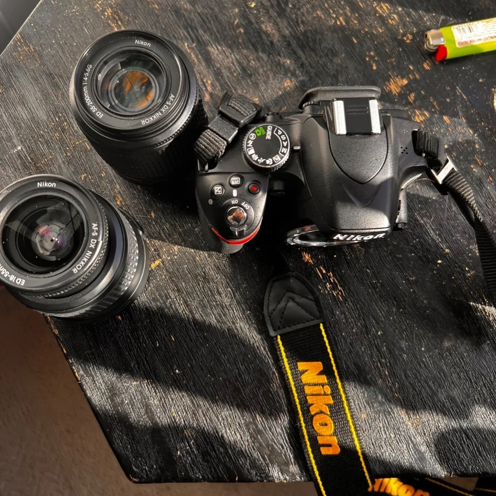 NIKON D3200 Camera with Extra Lens